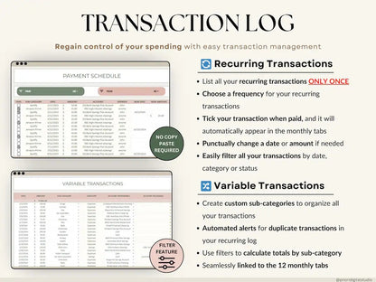 Ultimate Annual Budget Template: Excel & Google Sheets Monthly Tracker, Bill & Debt Planner