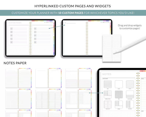 Custom Digital Planner Bundle: 2026, 2027 & Undated