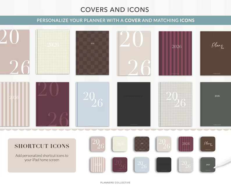 Custom Digital Planner Bundle: 2026, 2027 & Undated